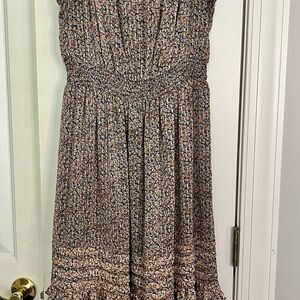 Current Air Floral Smocked Dress